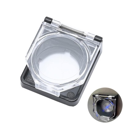 Power Push Button Switch Cover, Dustproof Safety Power Push Button Switch Cover Protector for 22mm Switch Computer PC Desktop