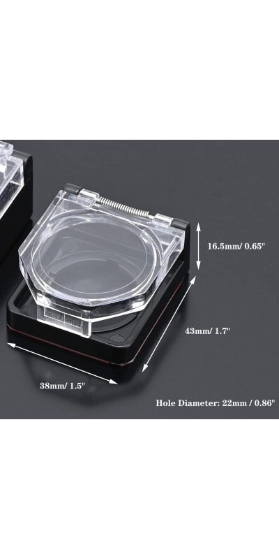Power Push Button Switch Cover, Dustproof Safety Power Push Button Switch Cover Protector for 22mm Switch Computer PC Desktop