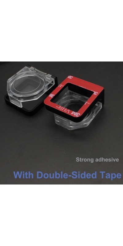 Power Push Button Switch Cover, Dustproof Safety Power Push Button Switch Cover Protector for 22mm Switch Computer PC Desktop