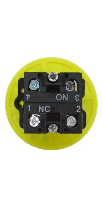 2pcs 22mm 2 NC Red Mushroom Emergency Stop Push Button Switch AC 660V 10A, 1 Year Warranty HB2-ES544