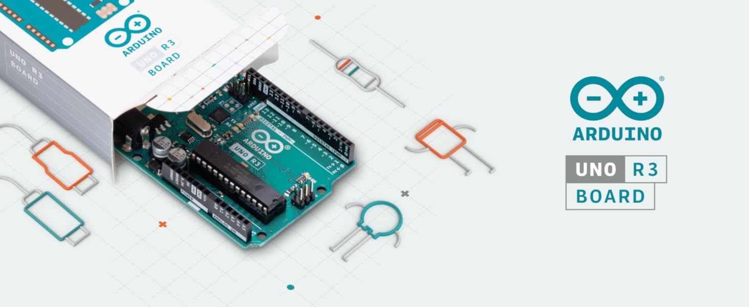 Arduino Uno rev3 microprocessor board made in italy starter kit electronics kit microprocessor