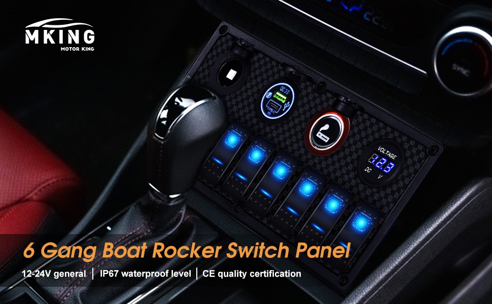 rocker switch panel