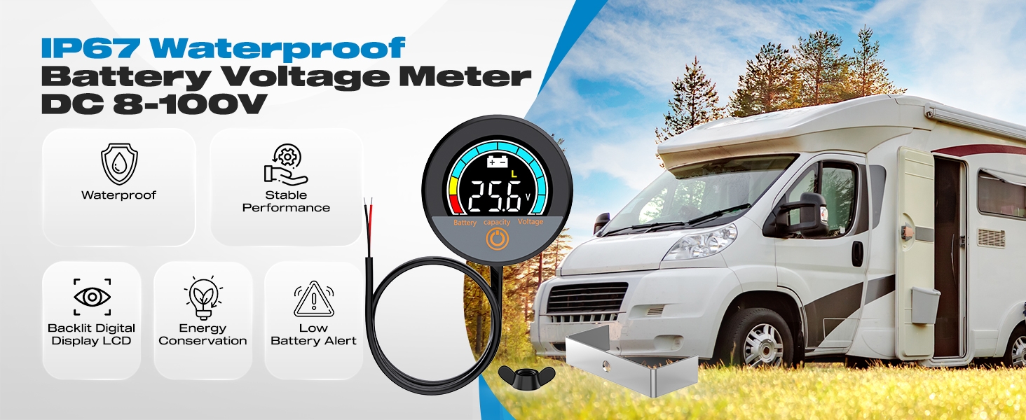 golf cart battery meter