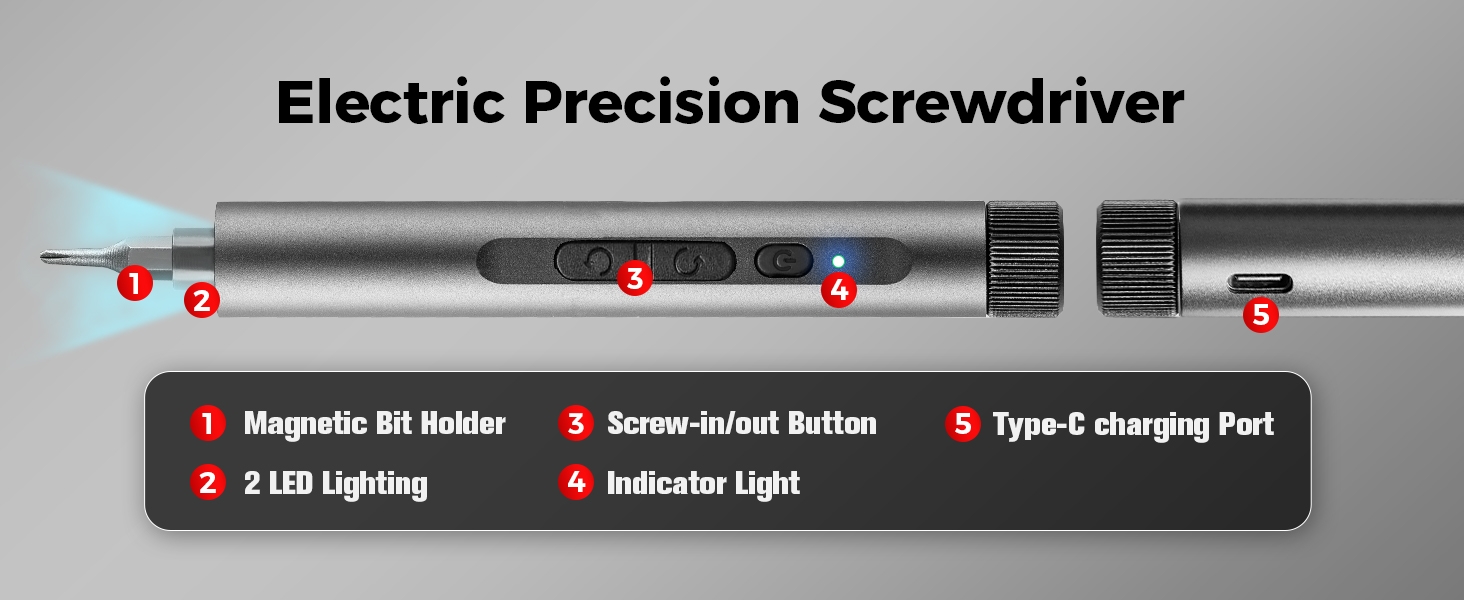 138 in 1 electric screwdriver kit