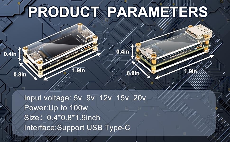 product parameters