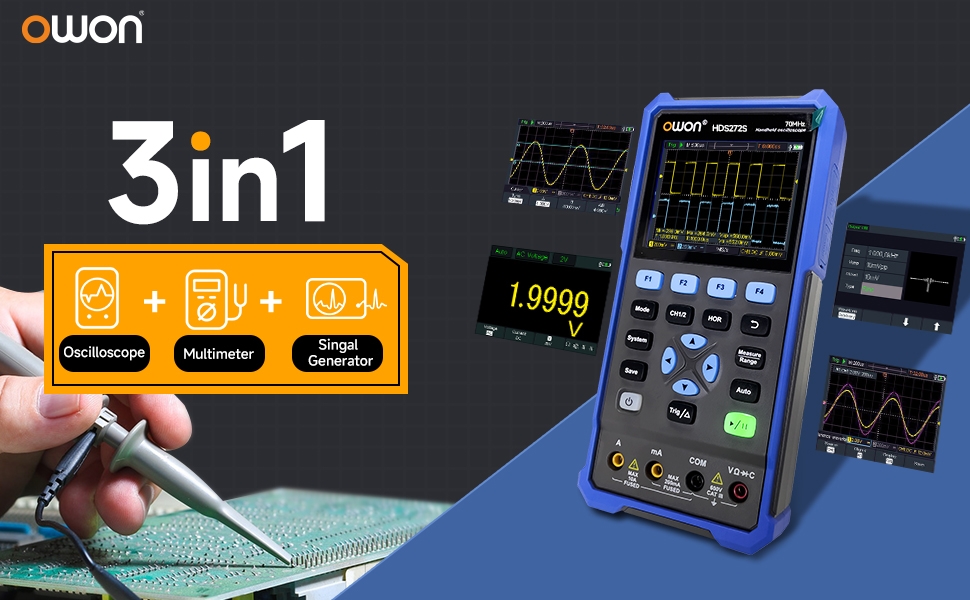 Handheld Oscilloscopes Multimeter