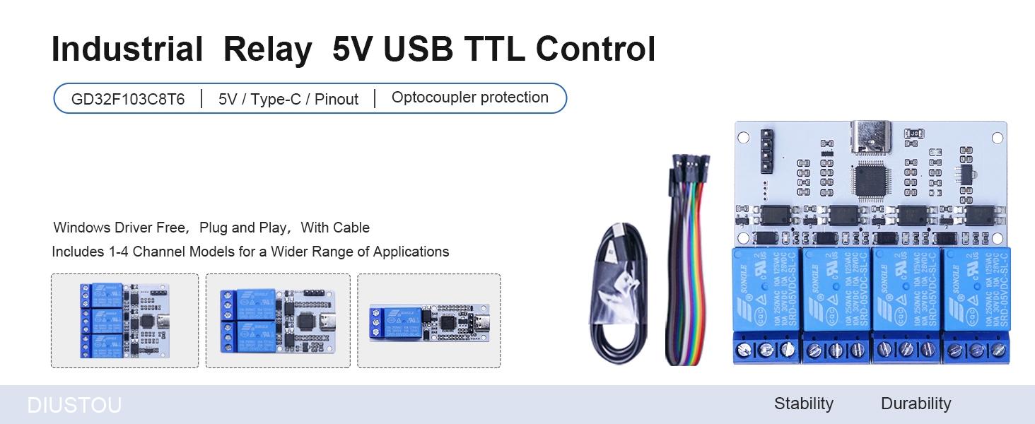 Relay USB control 5V