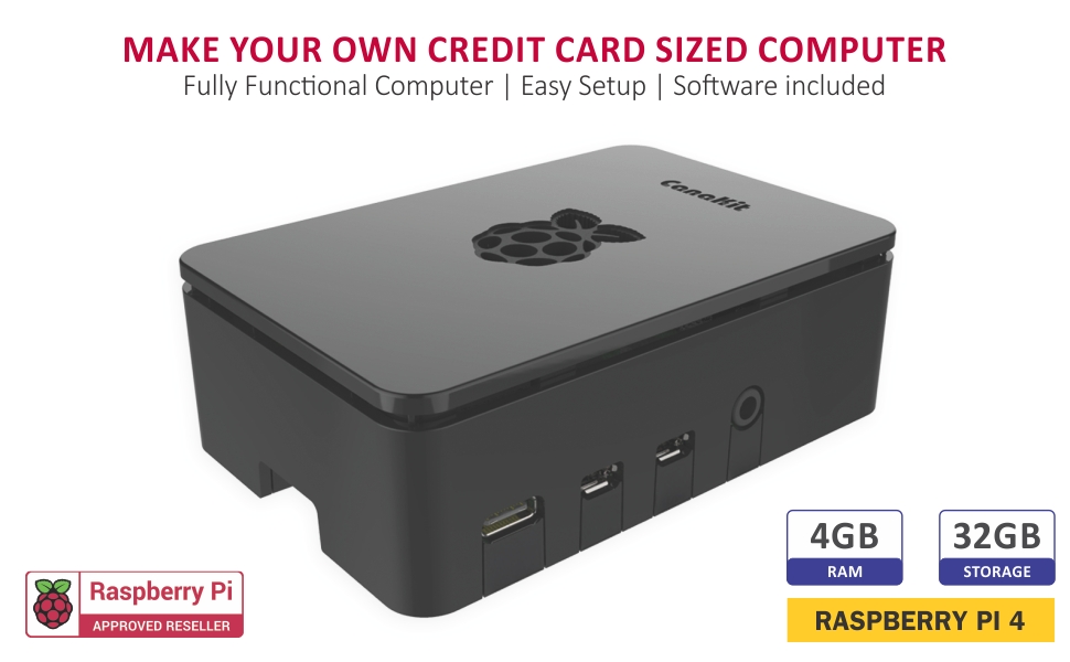 CanaKit Raspberry Pi 4 4GB Starter Kit