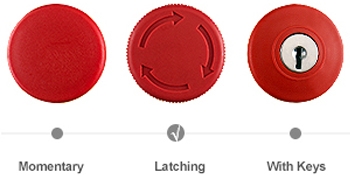 Latching,reset,keys button